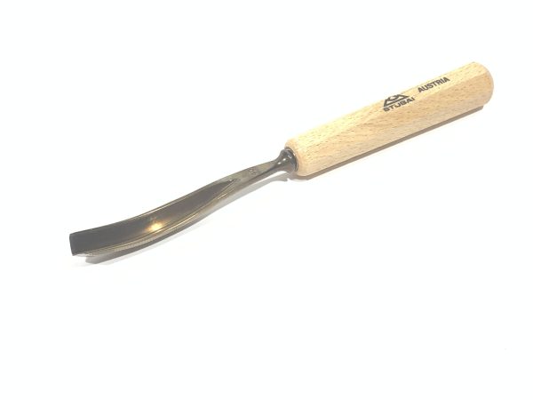 Chisel, Carving, Stubai 5240 Series, Long Bent 75 deg. V, Sweep 39
