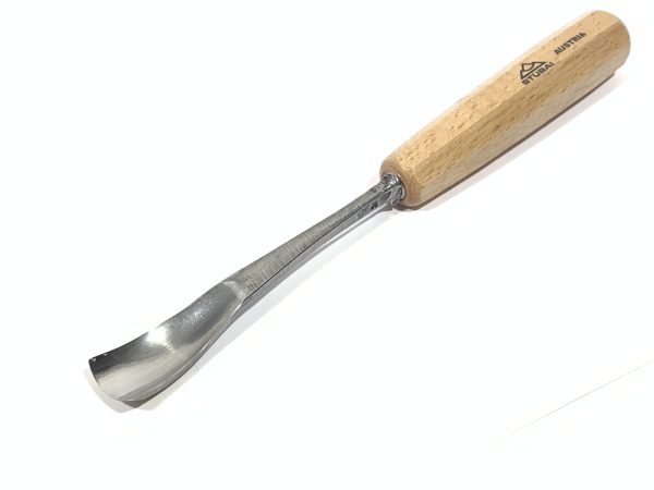 Chisel, Carving, Stubai 5528 Series, Short Bent, Sweep 7