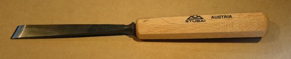 Chisel, Carving, Stubai 5202 Series, Straight Skew, Sweep 1