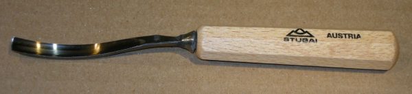 Chisel, Carving, Stubai 5216 Series, Long Bent, Sweep 7