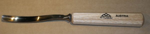 Chisel, Carving, Stubai 5218 Series, Long Bent, Sweep 9