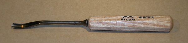 Chisel, Carving, Stubai 5230 Series, Short Bent, Sweep 9
