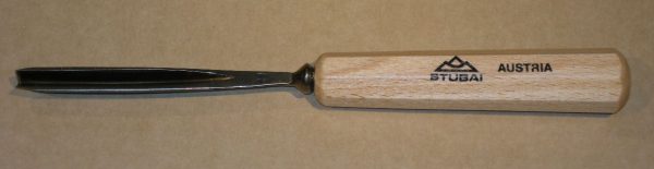 Chisel, Carving, Stubai 5241 Series, Straight 60 deg. V, Sweep 41
