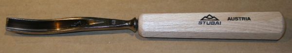 Chisel, Carving, Stubai 5242 Series, Long Bent 60 deg.V, Sweep 41