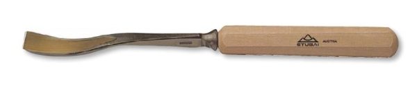 Chisel, Carving, Stubai 5244 Series, Short Bent 60 deg.V, Sweep 41