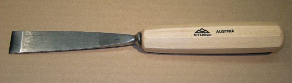 Chisel, Carving, Stubai 5501 Series, Straight, Double Bevel, Sweep 1