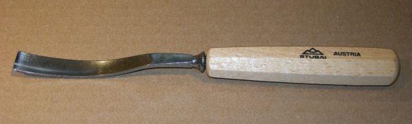 Chisel, Carving, Stubai 5512 Series, Long Bent, Sweep 4
