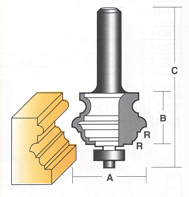 Bit, Router, Multi Form Combination, TCT, Dual Flute