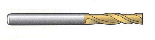 Bit, Router, Spiral Down Cut, Titanium Nitride Coated, (Left Handed)