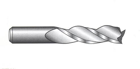 Bit, Router, Spiral, Solid Carbide, 3 flute Finishing, DOWNCUT