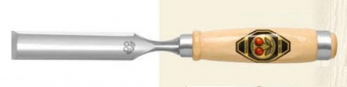 Chisel, Firmer, In Cannell Gouge, Flat Hornbeam Handle, Kirschen - [Y15]